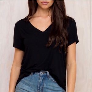 Cloth & Stone Hi Lo V-Neck Tee